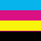 CMYK Process Fabric Ink Colours